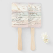 Sunset Beach Wedding ハンドファン (正面&裏面)