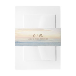 Sunset Beach Wedding 招待状ベリーバンド