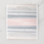 Sunset Beach Wedding | Oceanside Wedding プレイスカード (外部開封)