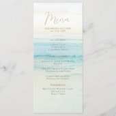 Sunset Beach Wedding | Seaside Beach Wedding メニュー (正面)