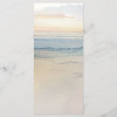 Sunset Beach Wedding | Seaside Beach Wedding メニュー (裏面)