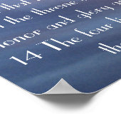 sunset bible verse Revelations 5:11-14 ポスター (角)