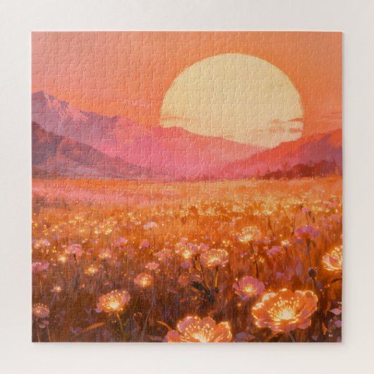 Sunset Bloom Jigsaw Puzzle ジグソーパズル (縦)