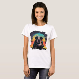 Sunset Bulldog Vibes Tシャツ