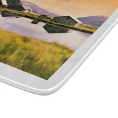 Sunset by the cabins card カッティングボード (角)