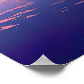 Sunset by the Riverbank – デジタルアニメアート ポスター (角)