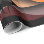 Sunset Camel Wrapping Paper ラッピングペーパー (ロールコーナー)