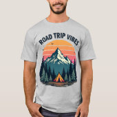 Sunset Camping T-Shirt Tシャツ (正面)