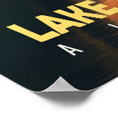 Sunset Canyon – Lake Tuscaloosa, Alabama ポスター (角)