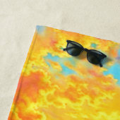  Sunset Canyon River Art ビーチタオル (インサイチュ)