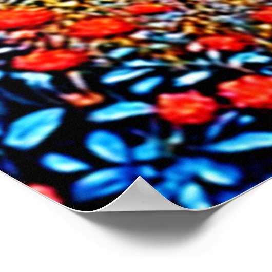 Sunset Canyon River Art ポスター (角)