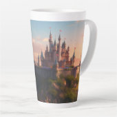 Sunset Castle (matching journal available) カフェラテマグ (右アングル)
