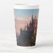 Sunset Castle (matching journal available) カフェラテマグ (正面)
