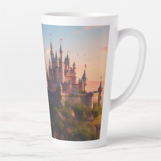 Sunset Castle (matching journal available) カフェラテマグ (右)