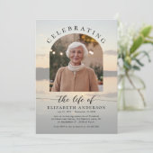 Sunset Celebration of Life Photo Invitation 招待状 (スタンド正面)