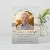 Sunset Celebration of Life Photo Invitation 招待状 (スタンド正面)