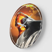 Sunset Chief Pontiac Chieftain Classic Car ラージ壁時計 (傾斜)