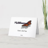 Sunset Clouds and Sailboat Seascape サンキューカード (裏面)