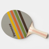 Sunset Clover Angled Striping with Name 卓球ラケット (横)