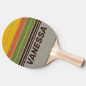 Sunset Clover Horizon Striping with Name 卓球ラケット (横)