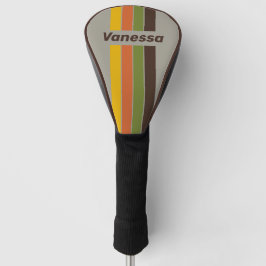 Sunset Clover Pin Striped with Name ゴルフヘッドカバー