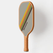 Sunset Clover Striped with Name ピックルボールラケット (左)