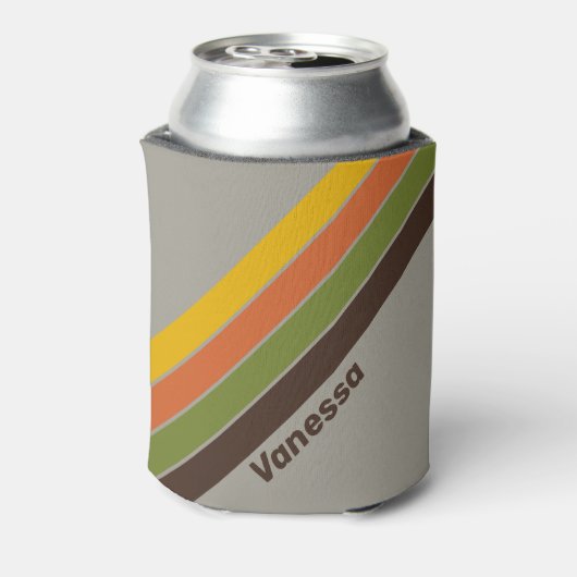 Sunset Clover Stripes with Name 缶クーラー (缶裏面)