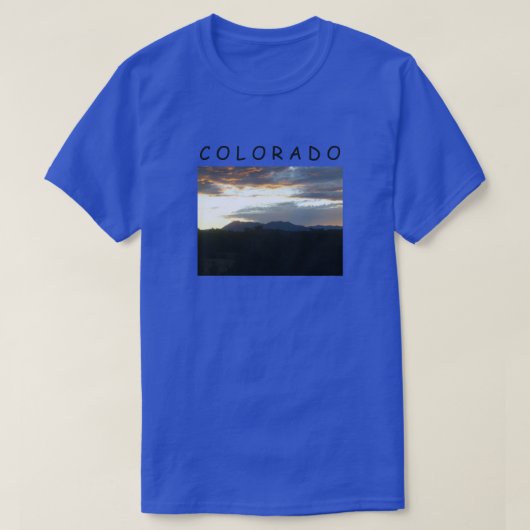 Sunset Colorado T-Shirt Tシャツ (デザイン正面)