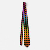 Sunset Colorful Lines Crazy Fun Tie ネクタイ (裏面)