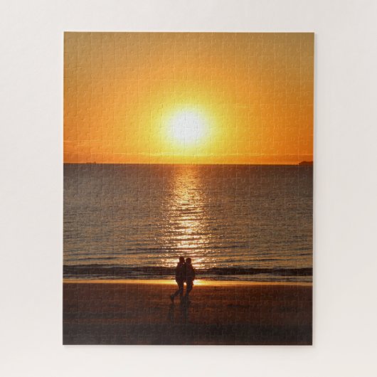 "Sunset Couple" Photography ジグソーパズル (縦)