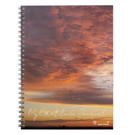 Sunset Cover Gratitude Notebook ノートブック