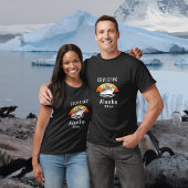  Sunset Cruising Alaska Black Personalize Tシャツ