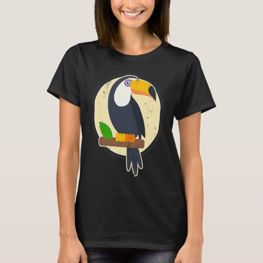Sunset Cute Bird Animals Exotic Plants Nature Bird Tシャツ (正面)