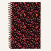 Sunset | Dancing Watercolor Daisies ノートブック (正面)