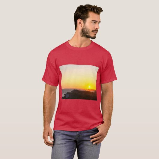 Sunset Design Logo – Capture the Beauty of Dusk Tシャツ (正面フル)
