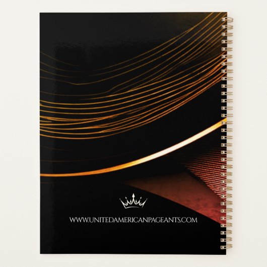 Sunset Dust Ultimate Pageant Planner プランナー手帳 (裏面)