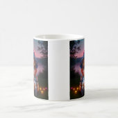 Sunset Elf Cat  コーヒーマグカップ (中央)