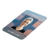 Sunset Evening Sky Dusk Memorial Pocket Keepsake マグネット (左側)