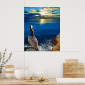SUNSET EYES OF A PELICAN ポスター (キッチン)