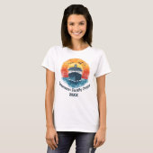 Sunset Family Name Vacation Cruise Ship Keepsake Tシャツ (正面フル)