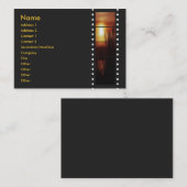 Sunset Filmstripプロファイルカード 名刺 (正面/裏面)