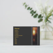 Sunset Filmstripプロファイルカード 名刺 (スタンド正面)