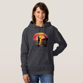 Sunset Fishing – Women’s Hoodie パーカ (正面フル)