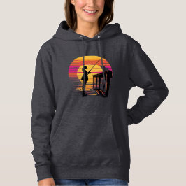 Sunset Fishing – Women’s Hoodie パーカ