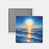 Sunset Fridge Magnet マグネット (正面/裏面)