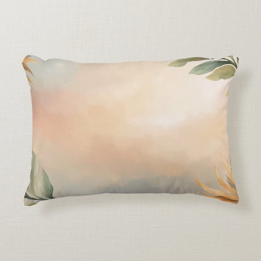 Sunset Fusion Throw Pillow アクセントクッション (正面)