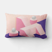 Sunset Fusion Throw Pillow ランバークッション (裏面)