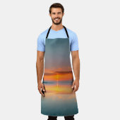 Sunset Glow Apron エプロン (着用した状態)