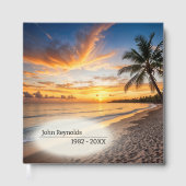 Sunset Glow Over a Tropical Island  ゲストブック (正面)