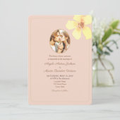 Sunset Glow QR Photo Wedding 招待状 (スタンド正面)